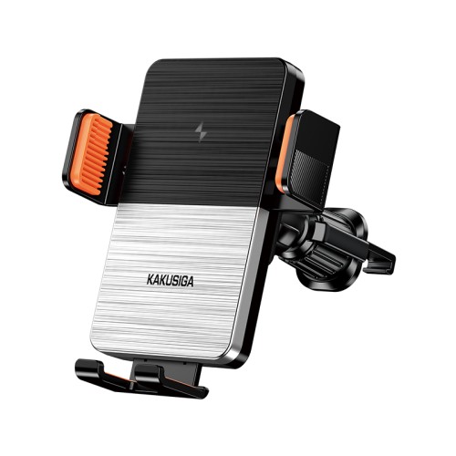 Supporto auto con ricarica wireless 15W e chiusura elettrica KSC-1187