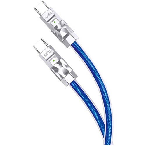 Cavo per alimentazione e sincronizzazione Type-C 1m 100W blu KSC-956