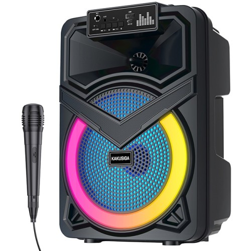 Cassa acustica ricaricabile con microfono 8" 12W KK-8107