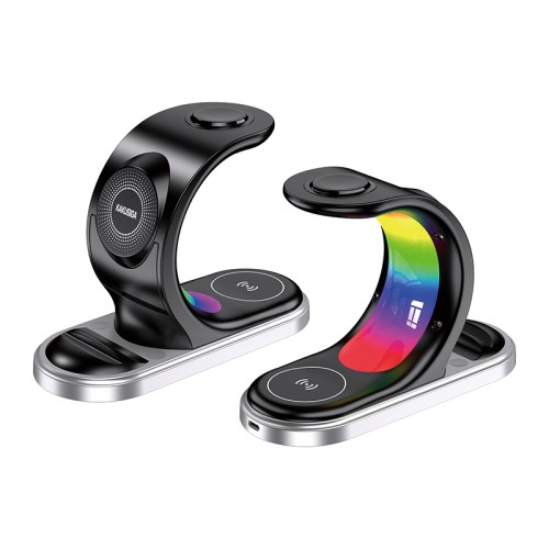 Stazione di Ricarica Wireless Rapida 3 in 1 con Supporto 15W