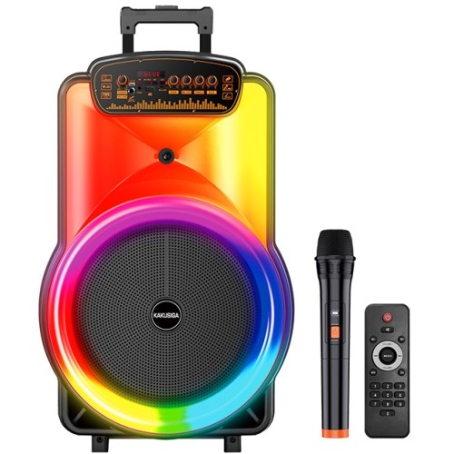 Cassa acustica trolley 40W 12" Luce LED Bluetooth/USB/SD/FM con microfono