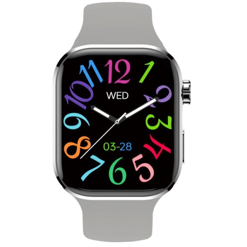Smartwatch sportivo grigio IP68 con cardiofrequenzimetro e display 2,01" KSC-1138