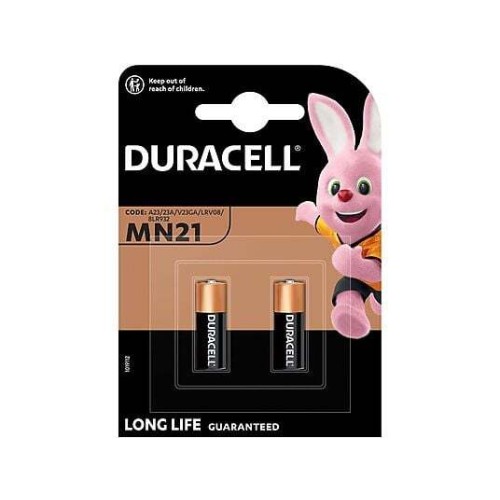 Batterie Alcaline Duracell MN21 12V - Confezione da 2 pezzi