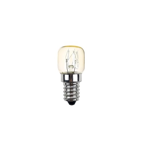 Lampadina per forno 15W T22 E14 2800K luce calda