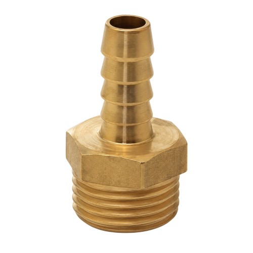 Raccordo portagomma maschio GPL 1/2 x 10 mm in ottone