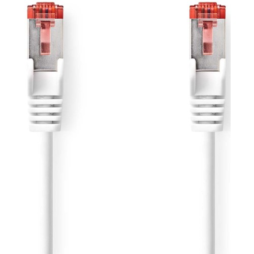Cavo di rete Cat6 RJ45 5m bianco S/FTP LSZH