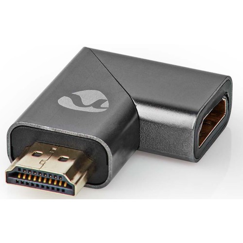 Adattatore HDMI maschio - femmina angolato 90° 4K 60Hz