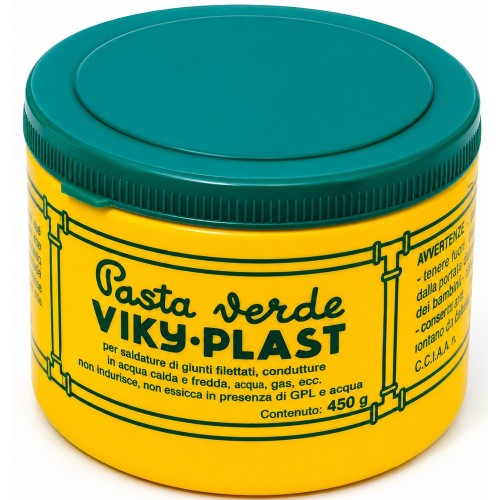 Pasta verde 450 g per guarnizioni e raccordi filettati