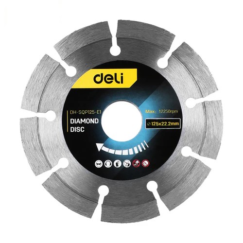 Disco diamantato Deli 125 x 22,2 mm