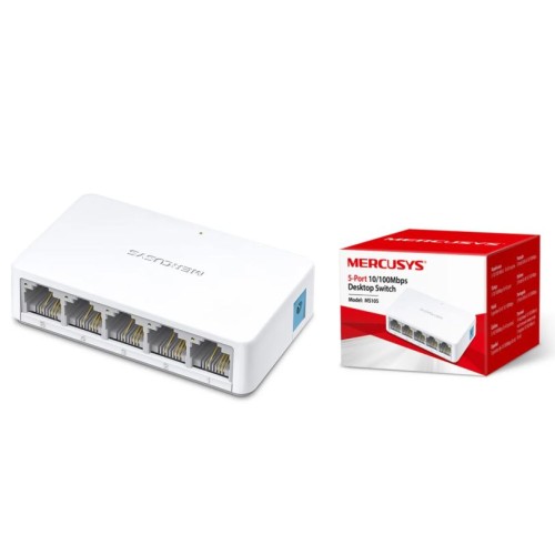 Switch di rete Mercusys MS105 5 porte Fast Ethernet 10/100 Mbps