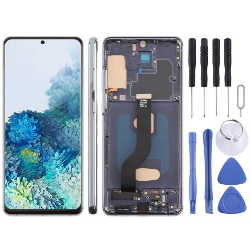 Schermo TFT LCD con touch screen e cornice per Samsung Galaxy S20+ SM-G985F 6,58"