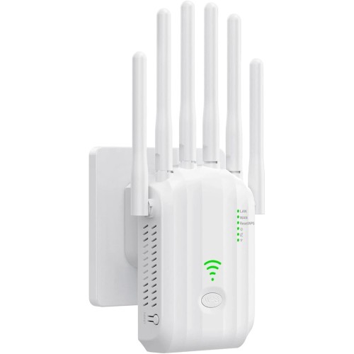 Ripetitore WiFi Dual Band 1200 Mbps con 6 antenne Q-A108