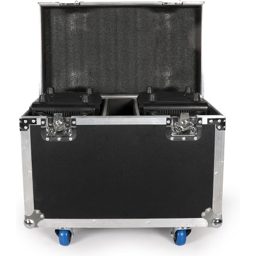 Flightcase con ruote e scomparti interni - 50x42.5x28cm