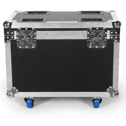Flightcase con ruote e scomparti interni - 62.5x41x45.5cm