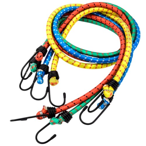 Corda elastica con ganci 12mm x1,2m - vari colori