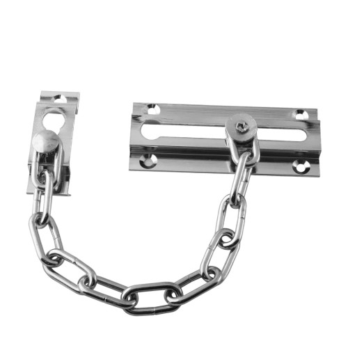 Catenaccio di sicurezza con catena cromata 90 x 36 mm