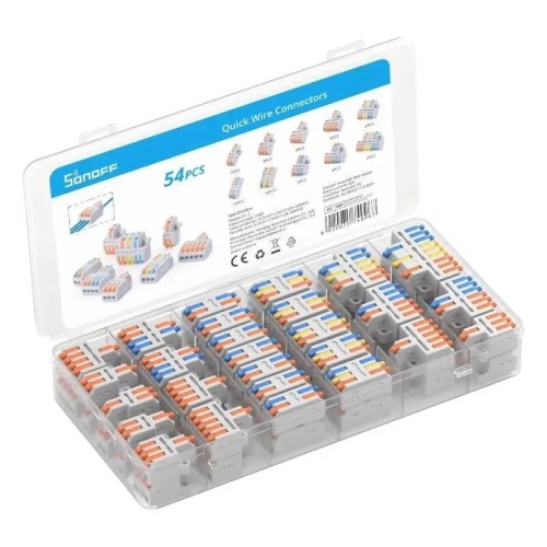 Connettori SONOFF per cavi elettrici kit 54 pezzi