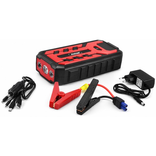Avviatore Auto Q-D1020 12V 400A Power Bank 20000 mAh con Torcia